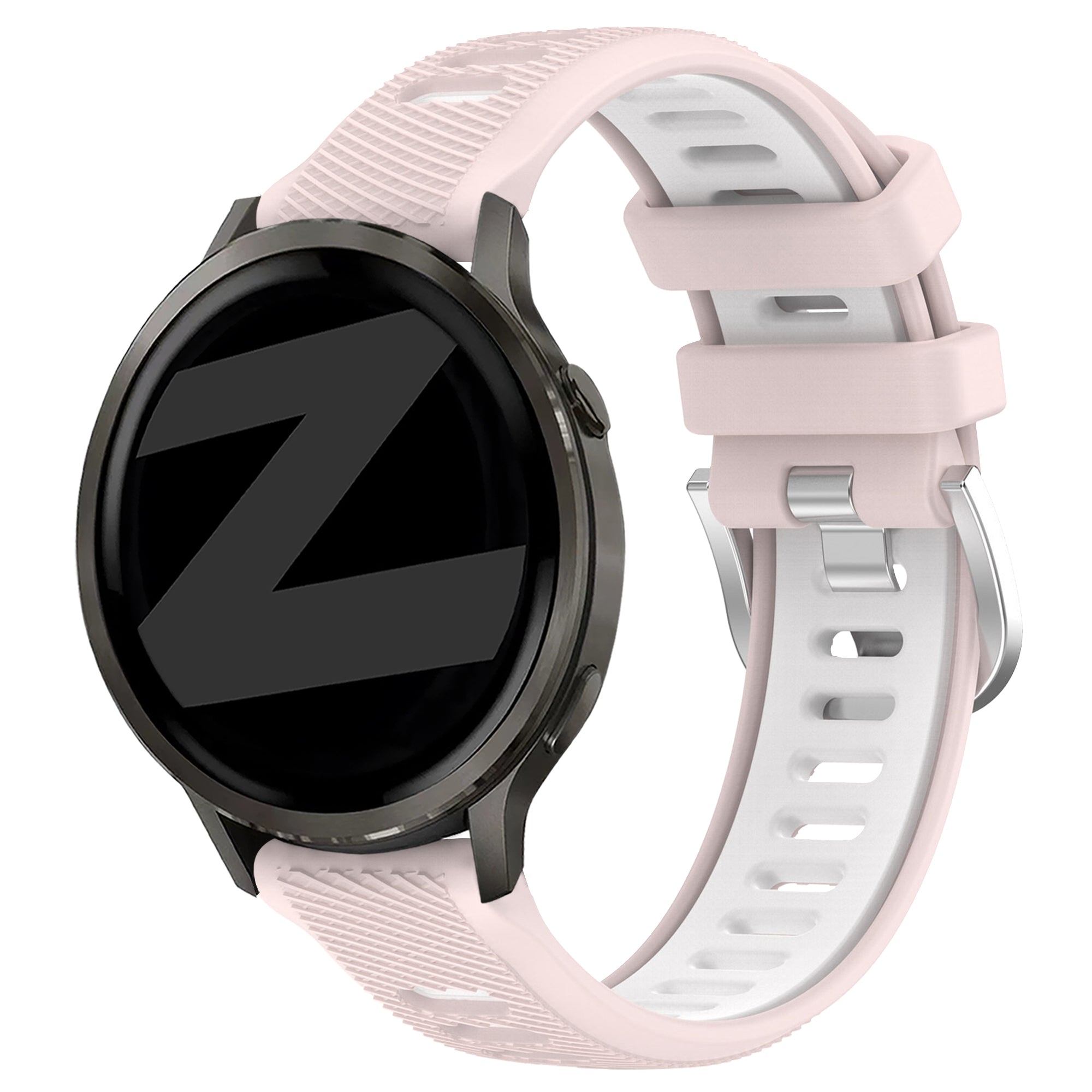 Bandz Correa deportiva con hebilla Garmin Vivoactive 4s (rosa/blanco)