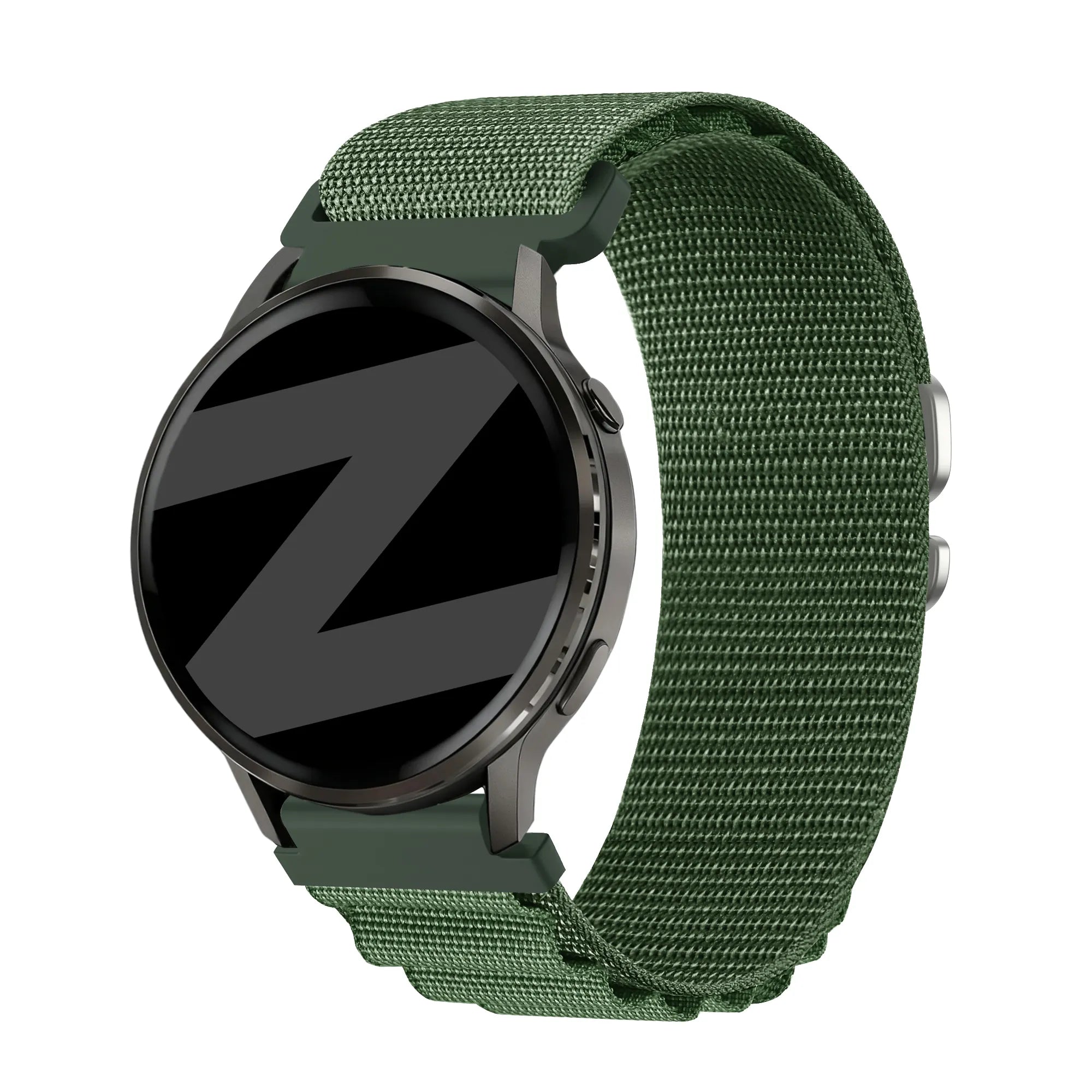 Bandz Garmin Forerunner 570 - 47mm Alpine Nylon Strap (Green)