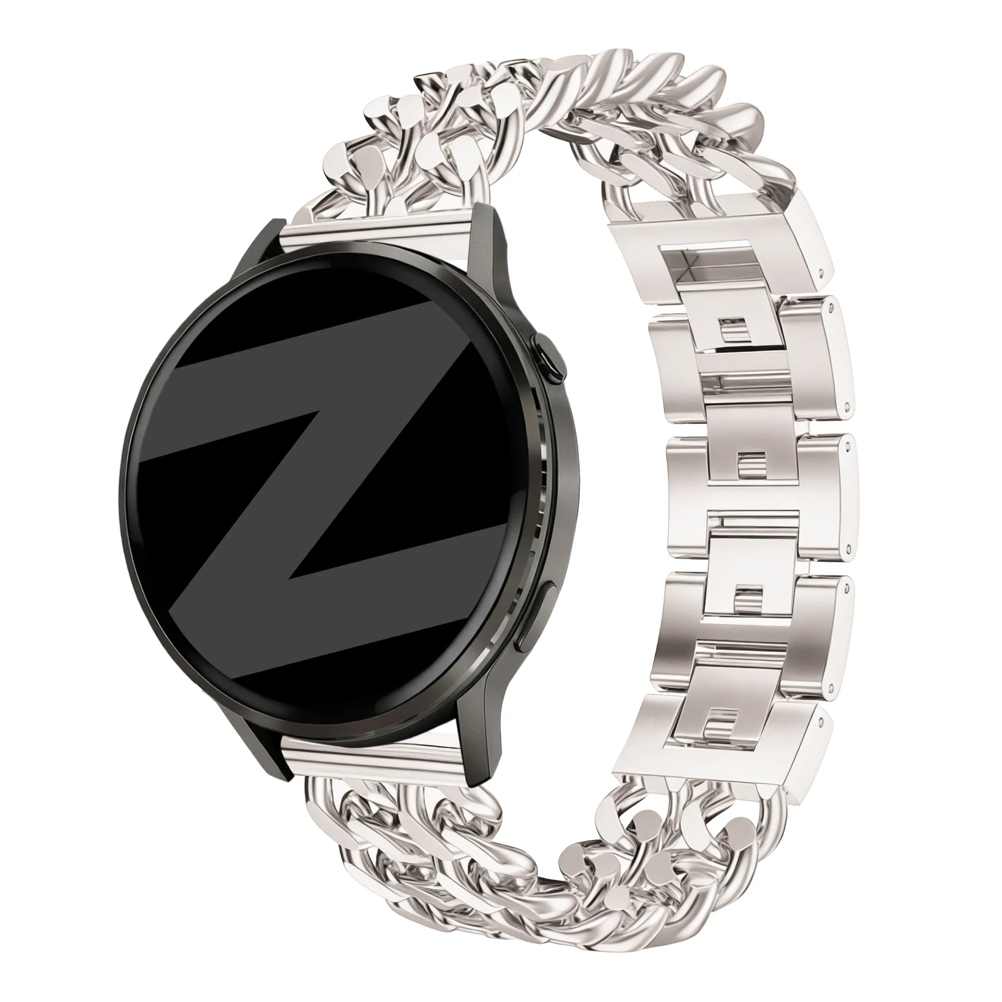 Bandz Coros Apex - 42mm Metal Strap 'Double Chains' (Starlight)