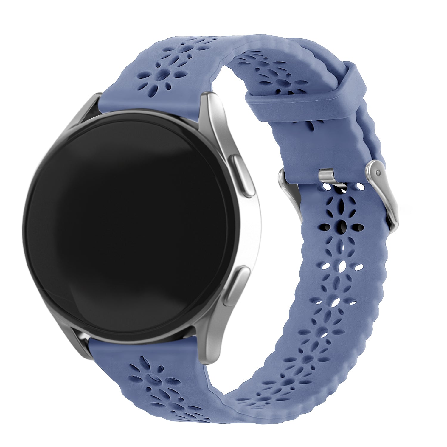 Correa de silicona con relieve Amazfit Bip U (Pro) (gris lavanda)