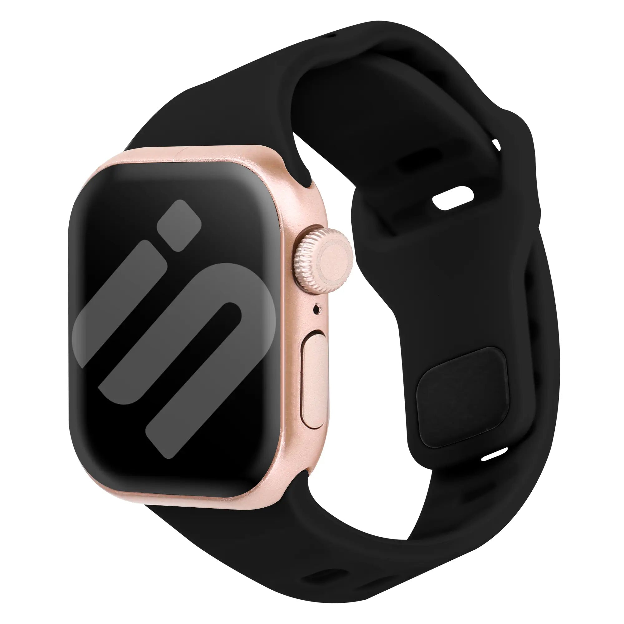 Apple Watch Tilted Sportarmband (Schwarz)