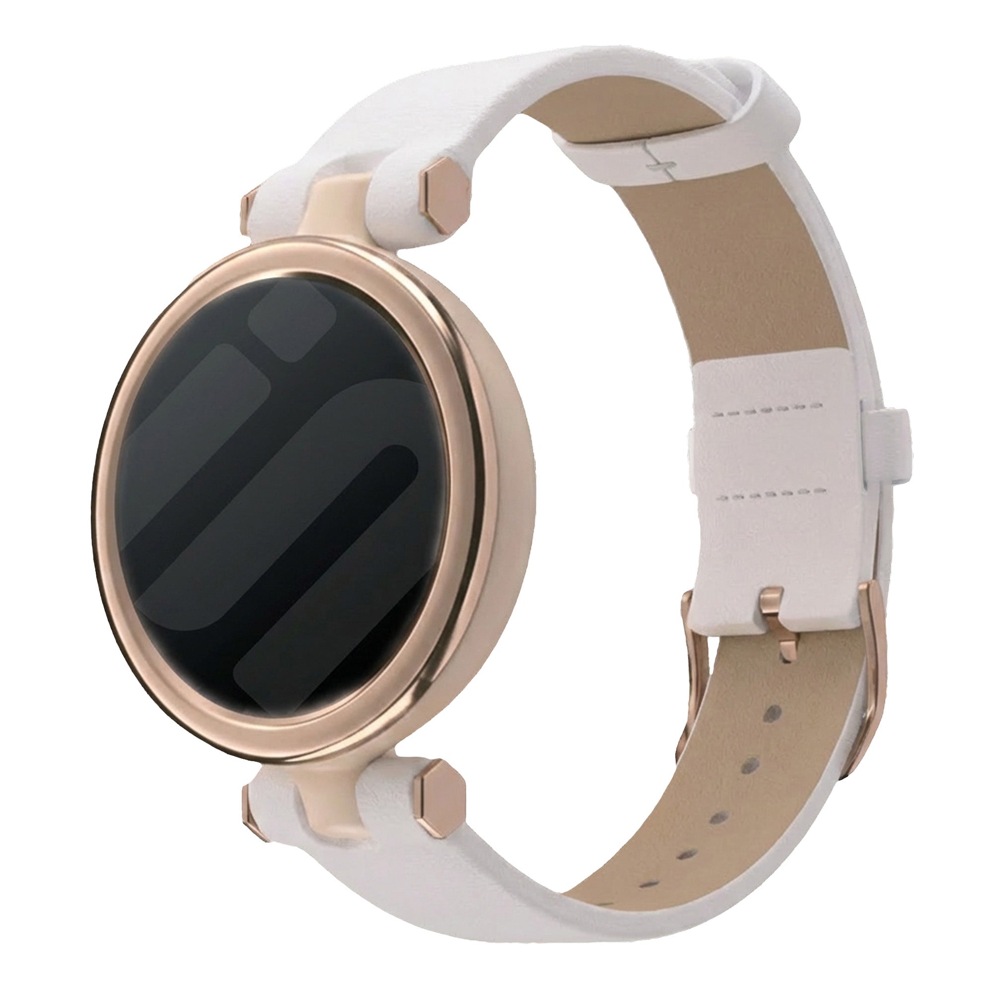 Garmin Lily Lederarmband (Weiß)