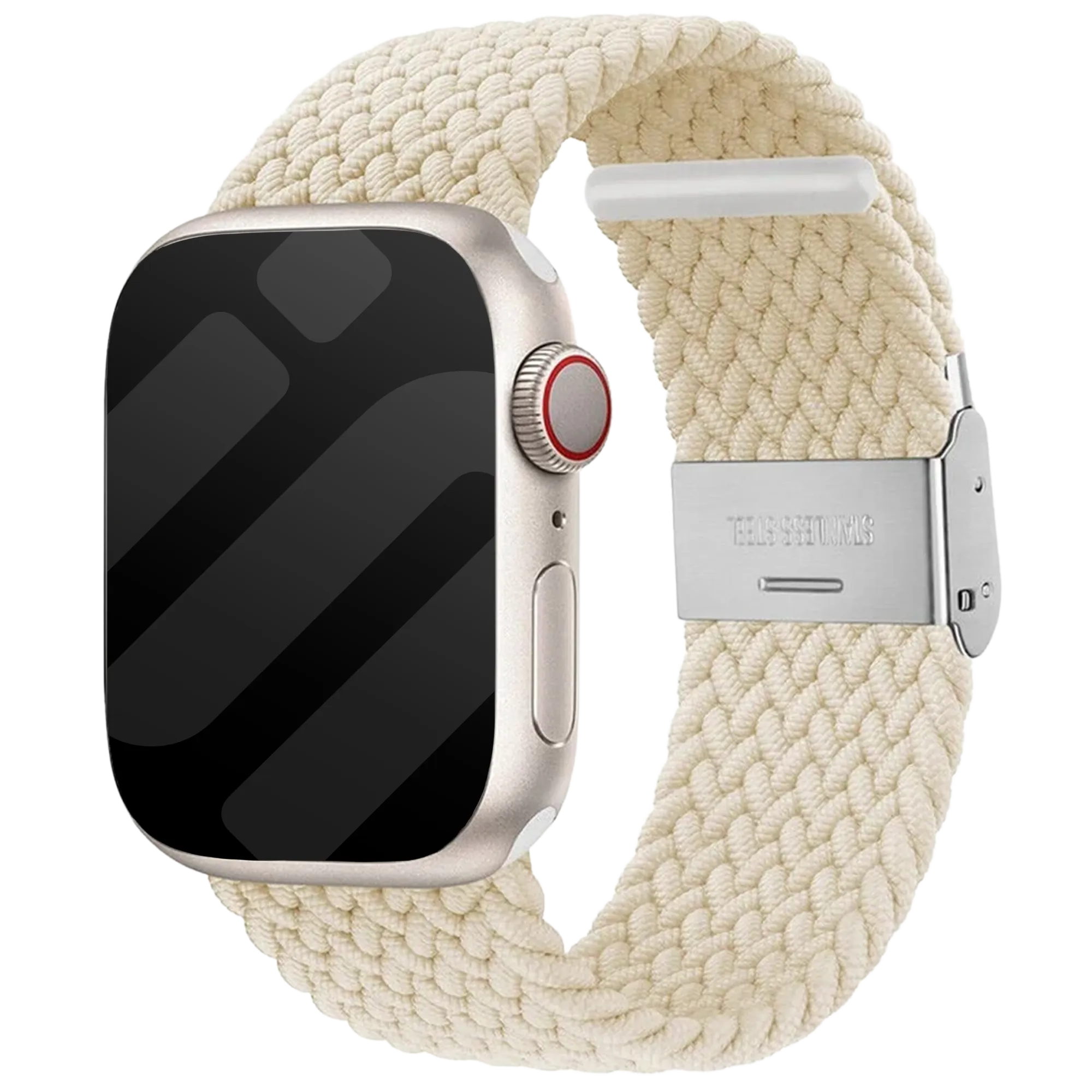 Correa trenzada Apple Watch (blanco estrella)