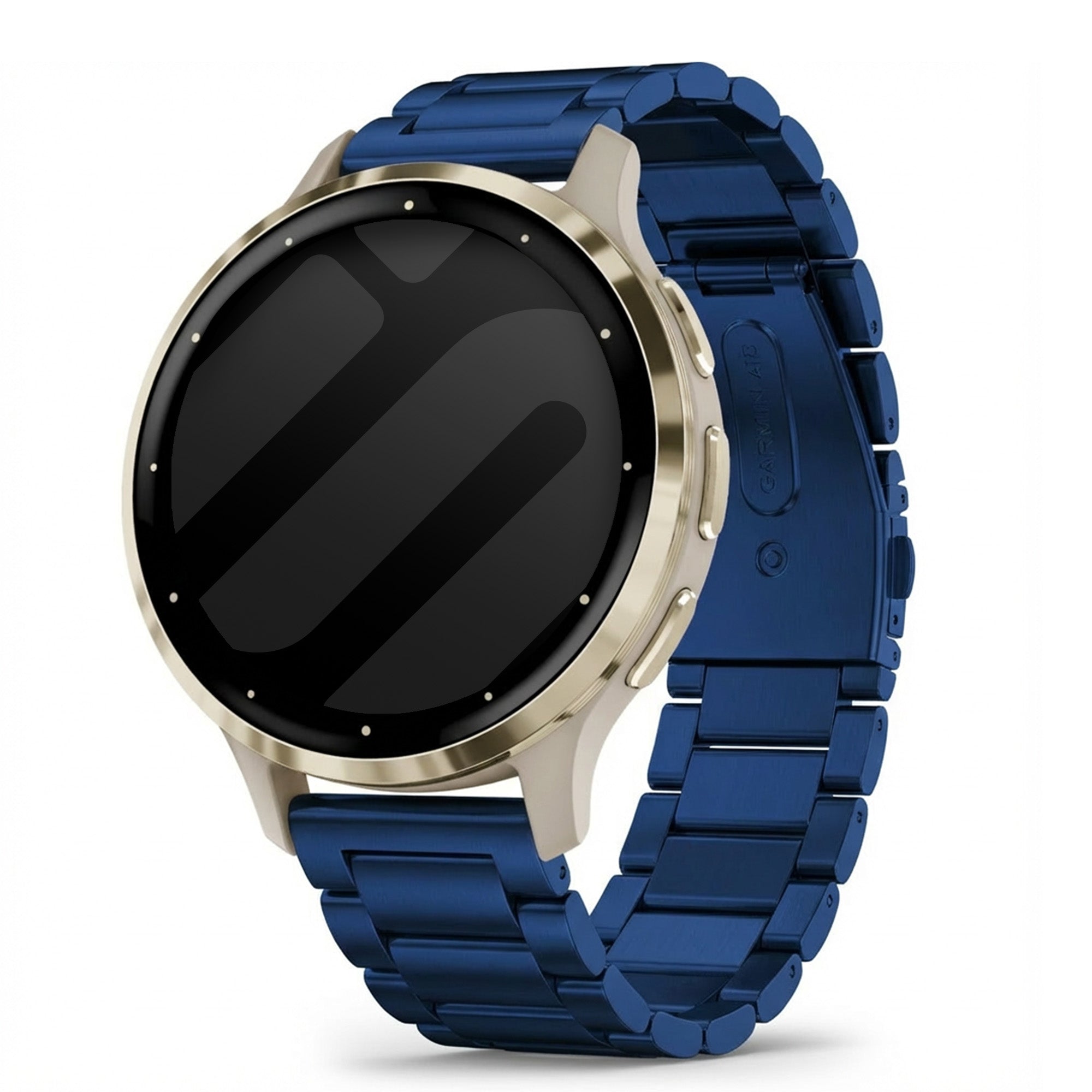 Garmin Venu 3s Stahlarmband (Blau)