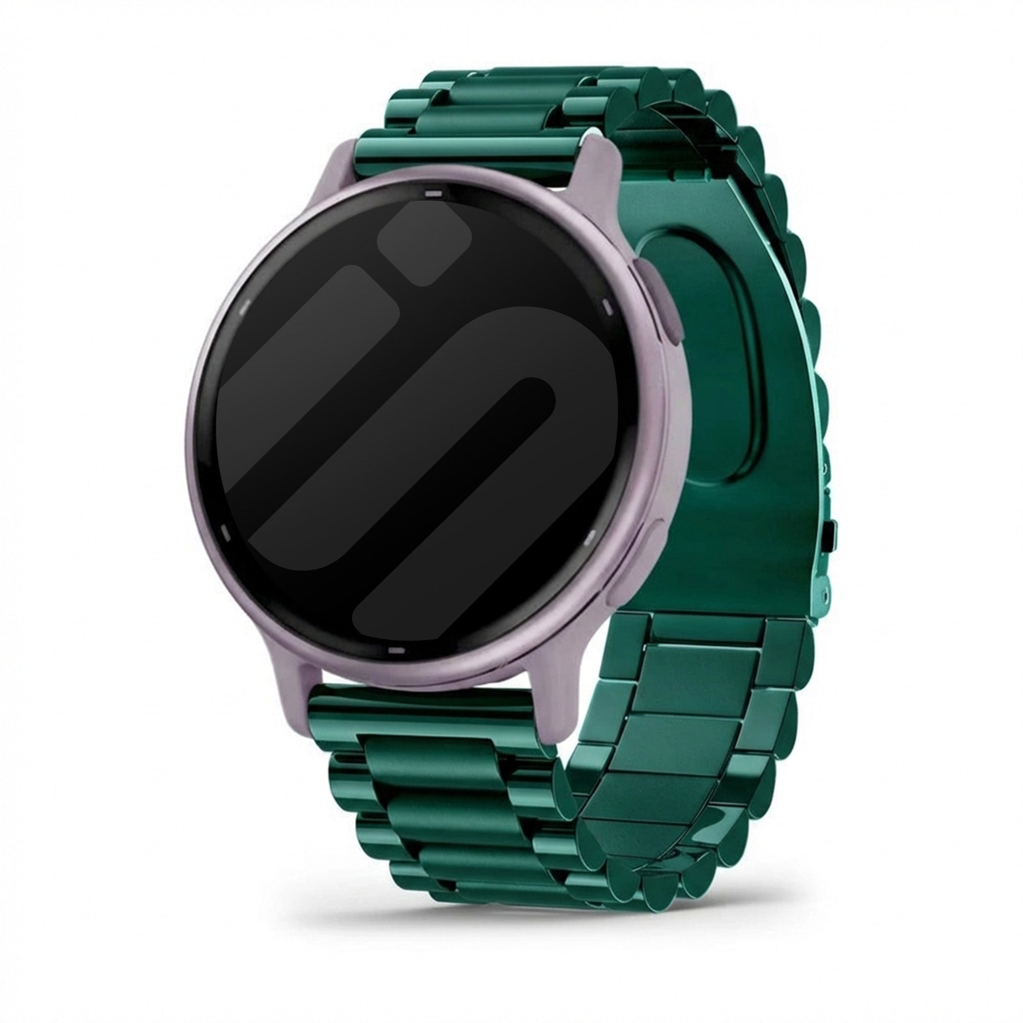 Bracelet acier Garmin Vivoactive 5 (vert)