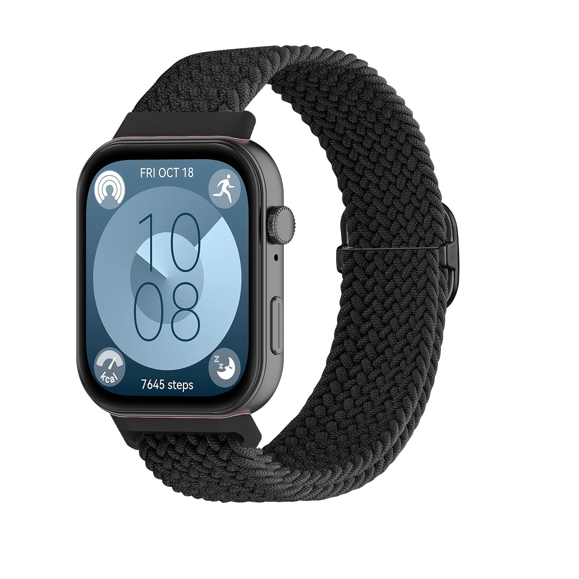 Huawei Watch Fit 4 Geflochtenes Armband (Schwarz)