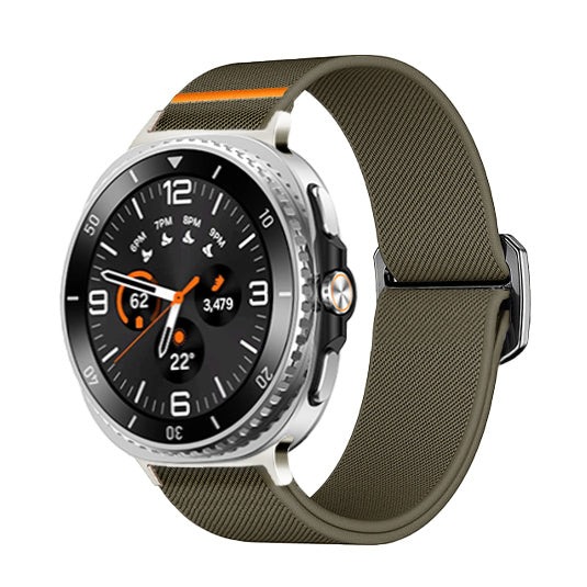 Bracelet elastique Samsung Galaxy Watch 8 Classic (vert militaire)