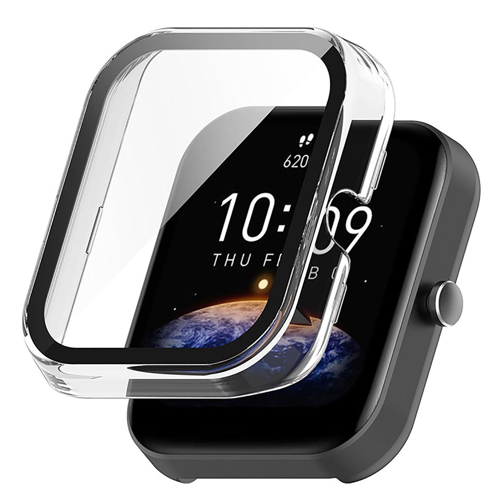 Amazfit Bip 3 (Pro) PC-Hülle mit Glas