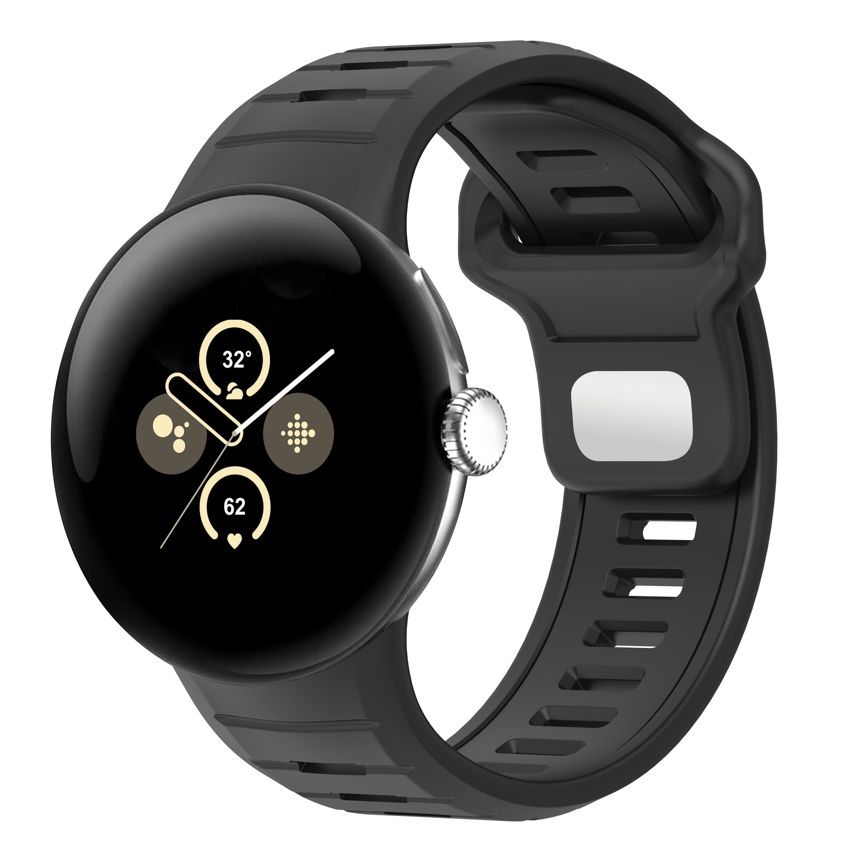 Google Pixel Watch 5 - 45mm Sport Duo Strap (Black)