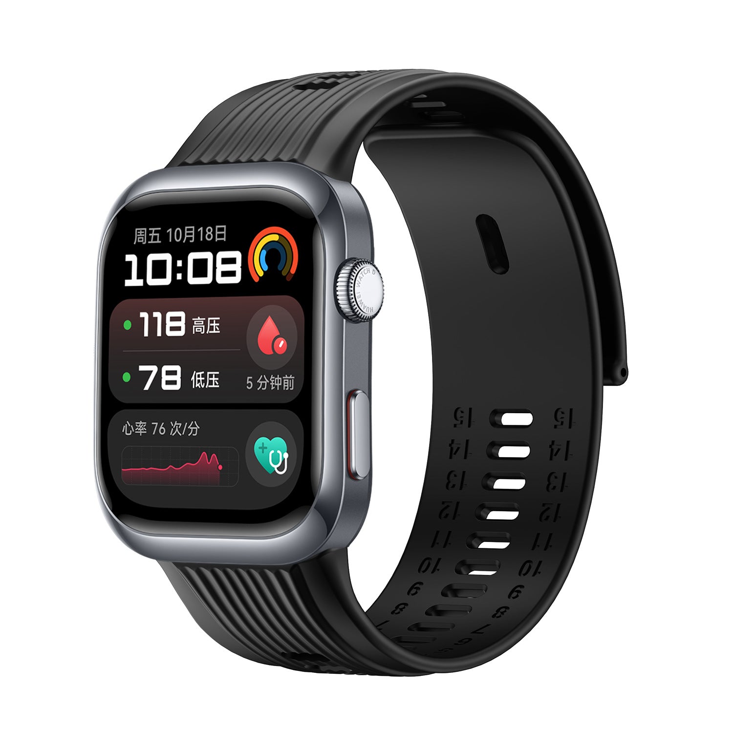 Huawei Watch D2 Silikonarmband (Schwarz)