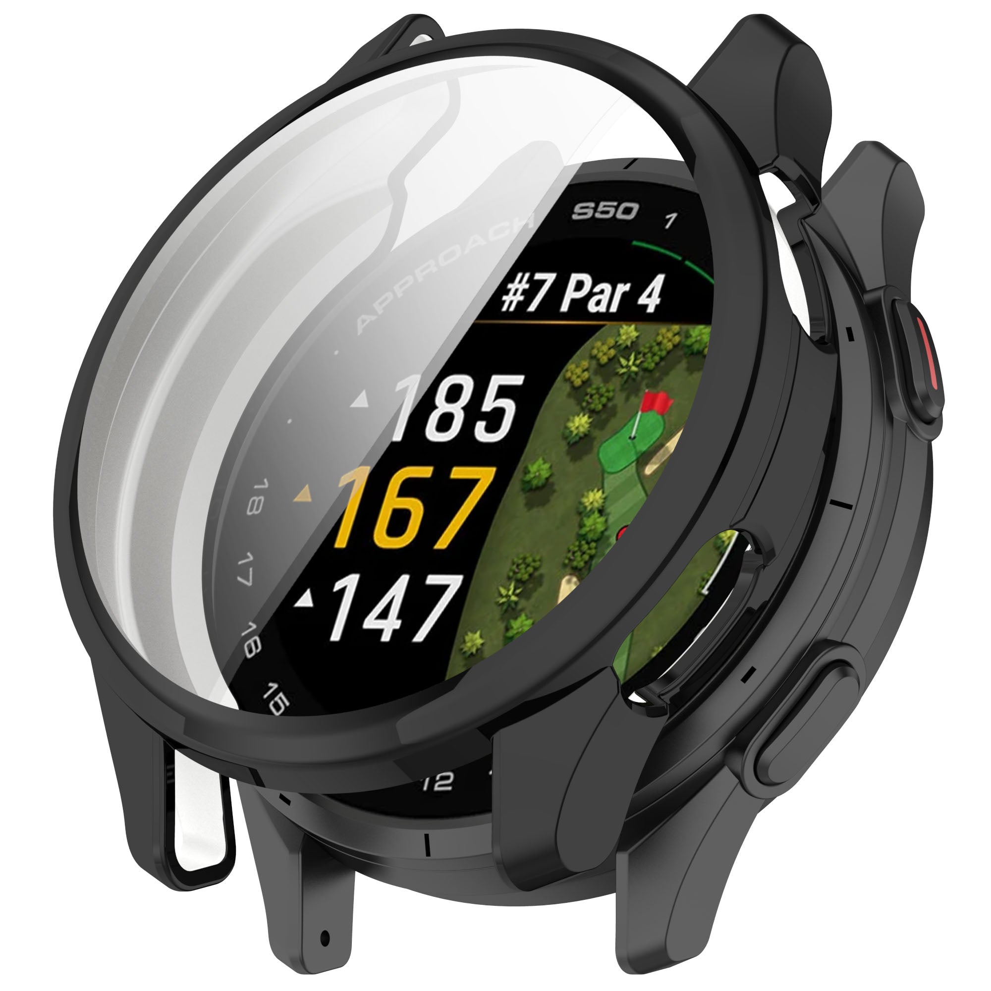 Funda TPU Garmin Approach S50 (negro)