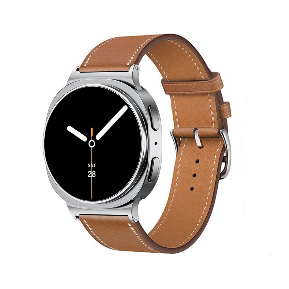 Correa cuero clasico Samsung Galaxy Watch 8 - 44mm (marrón)