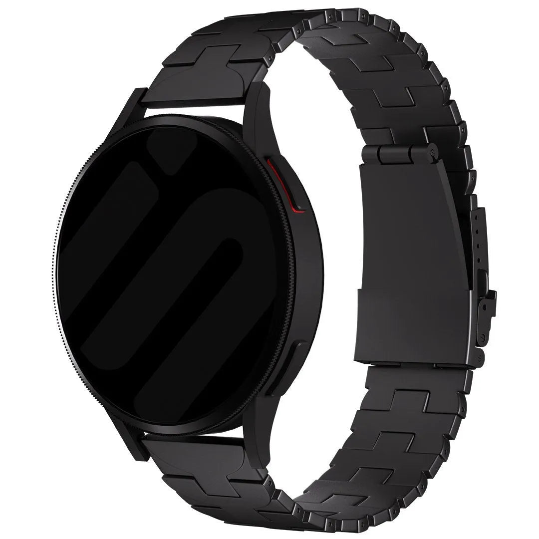 Gard Pro Health Smartwatch 3 - 48mm Titanium Strap 'Butterfly' (Black)