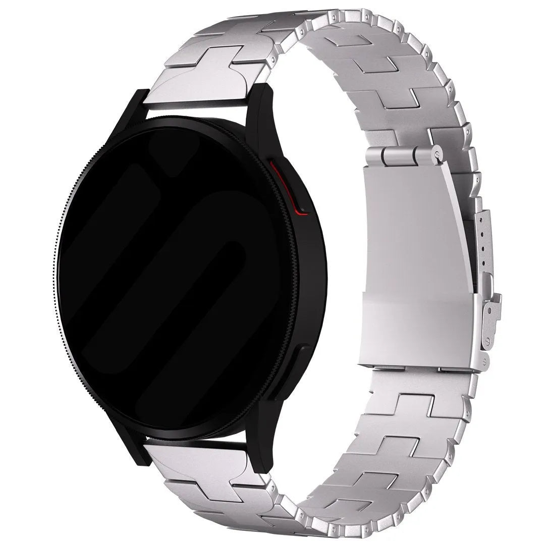 Gard Pro Health Smartwatch 3 - 48mm Titanium Strap 'Butterfly' (Silver)
