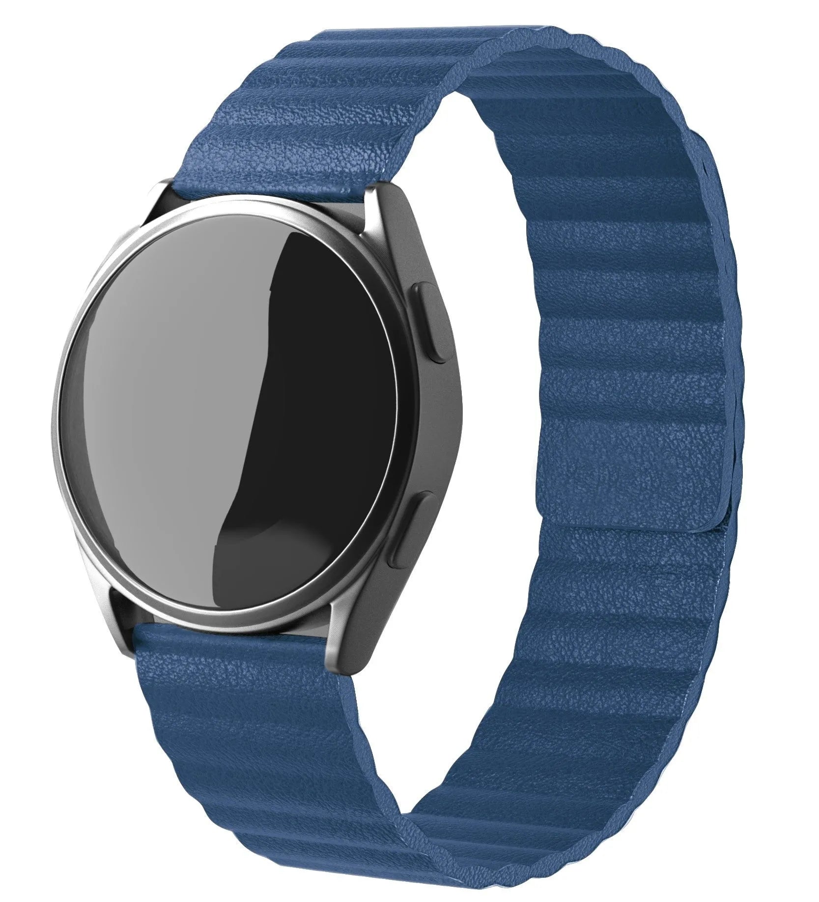 Amazfit Active Leather Loop Strap (Dark Blue)