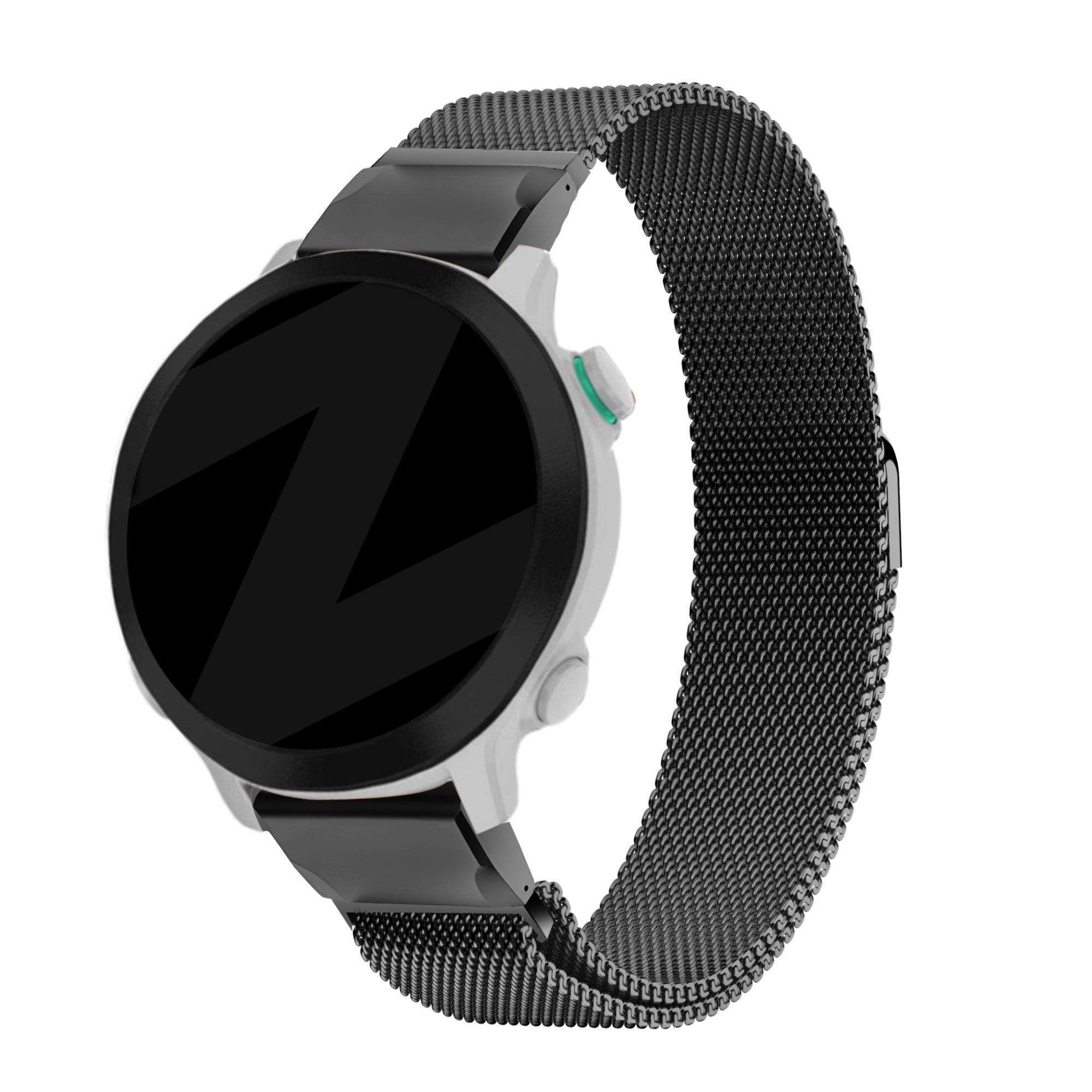 Bandz Garmin Quatix 8 Pro - 47mm Milanese Loop Strap (Black)