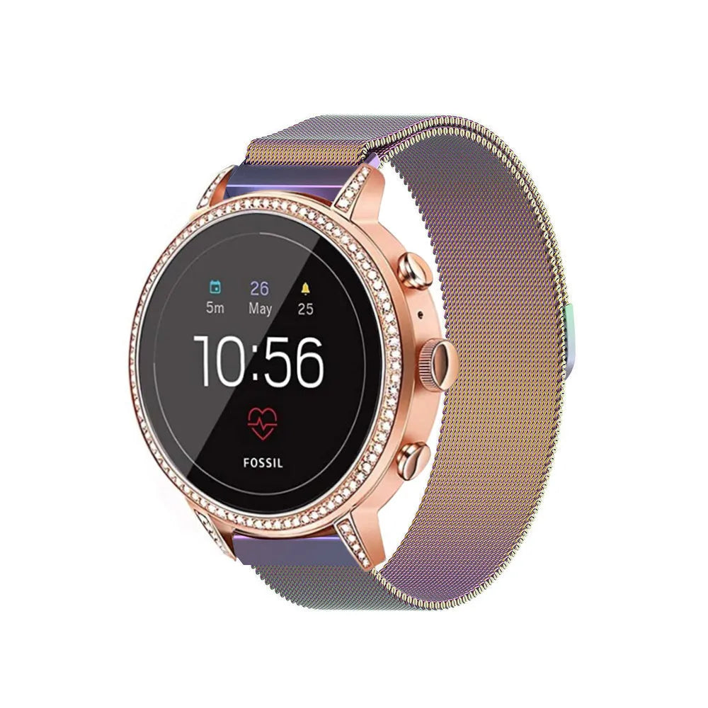 Fossil Gen 4 Venture (HR) Milanese Armband (Regenbogen)