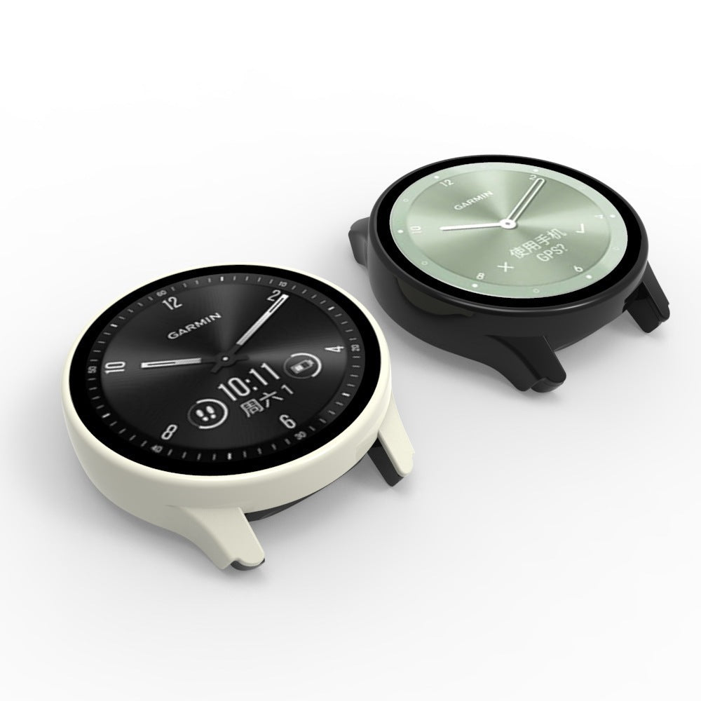 Garmin Vivomove Trend hard case met glas (beige)