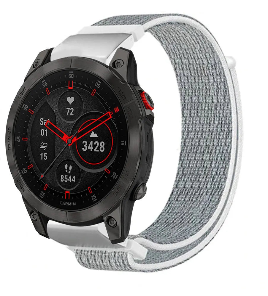 Nylon Strap, on a watch, 3/4 front view