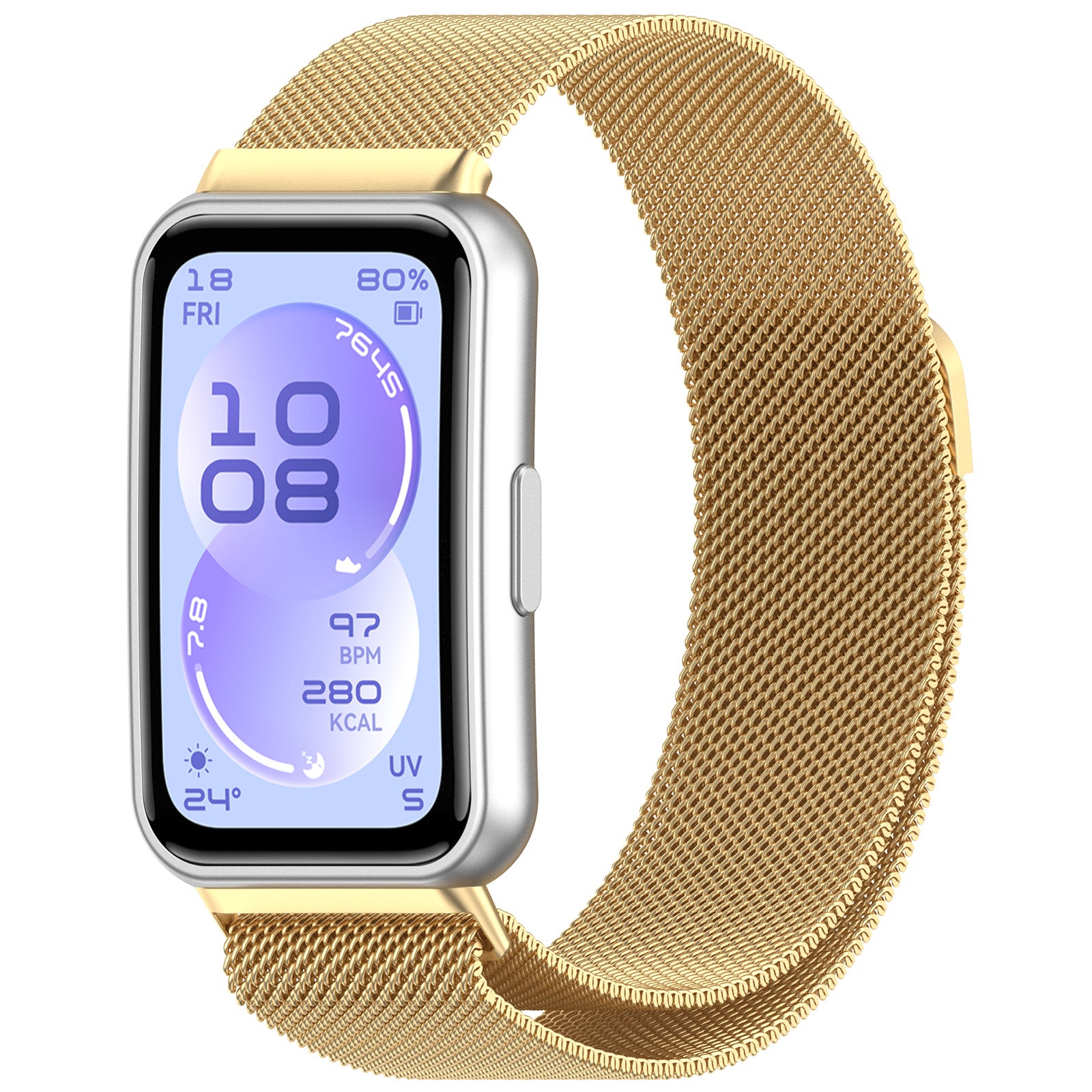 Correa milanesa Huawei Band 11 (dorado)
