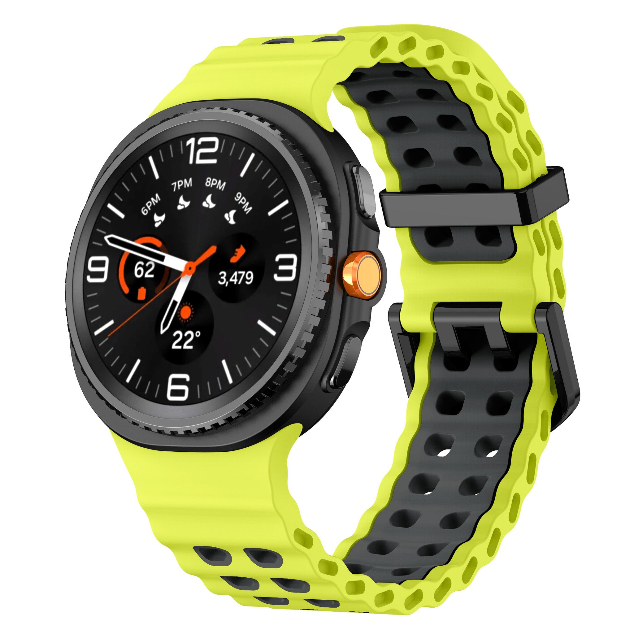 Bracelet Ocean Samsung Galaxy Watch 8 - 40mm (lime/gris)