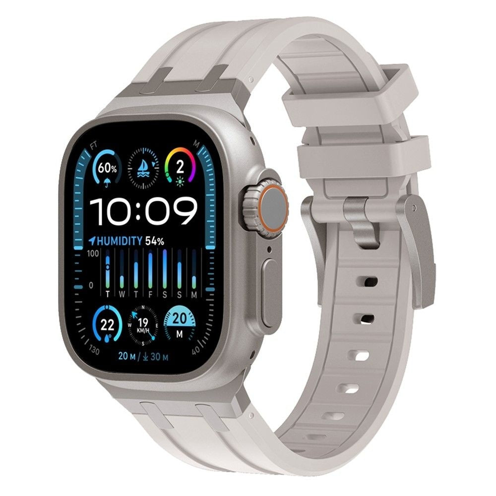 Apple Watch Ultra luxe liquid silicone band (sterrenlicht)