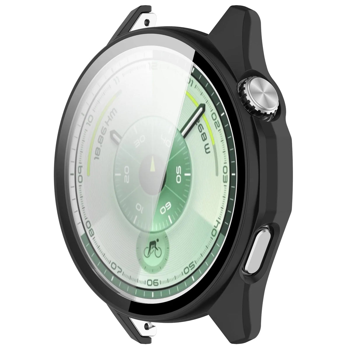 Funda con vidrio PC Huawei Watch GT 6 - 46mm (negro)