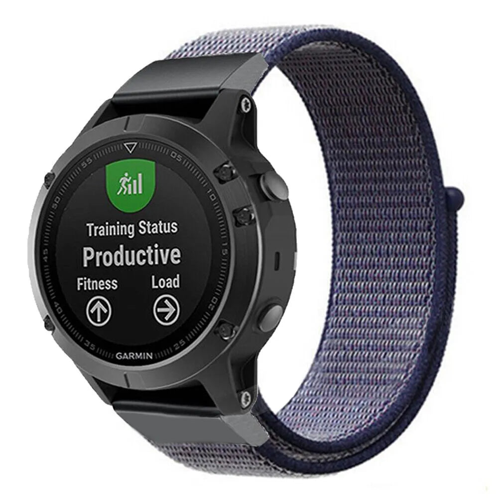 Garmin Forerunner 970 Nylonarmband (Blau)