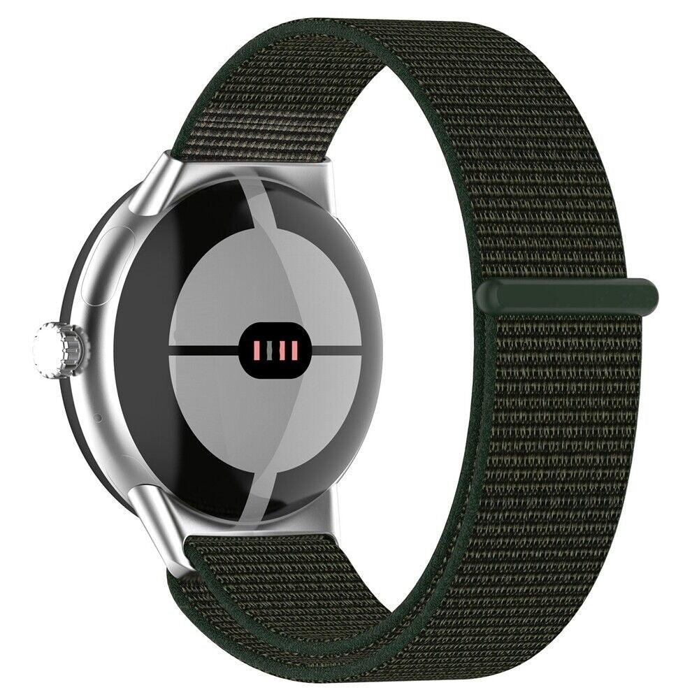 Google Pixel Watch 5 - 41mm Nylon Strap (Green)