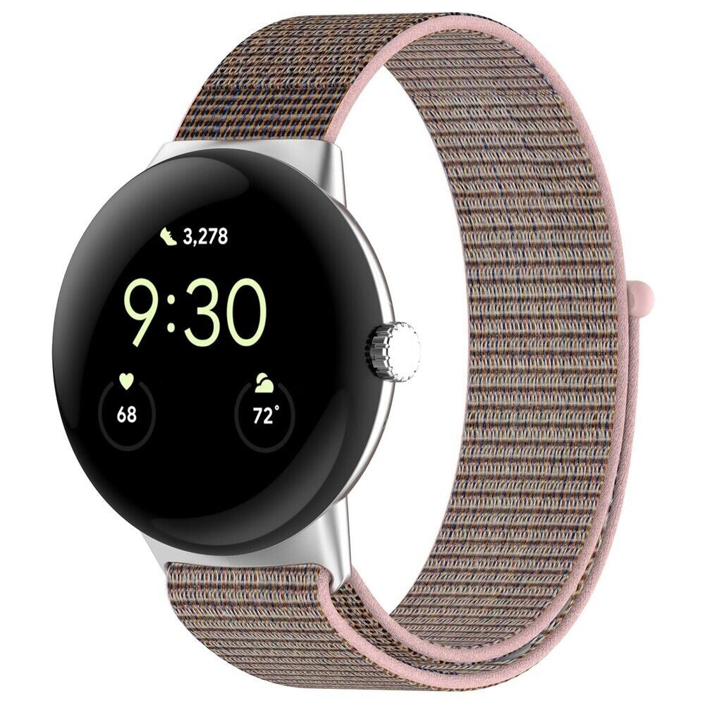 Bracelet nylon Google Pixel Watch 5 - 41mm (rose)