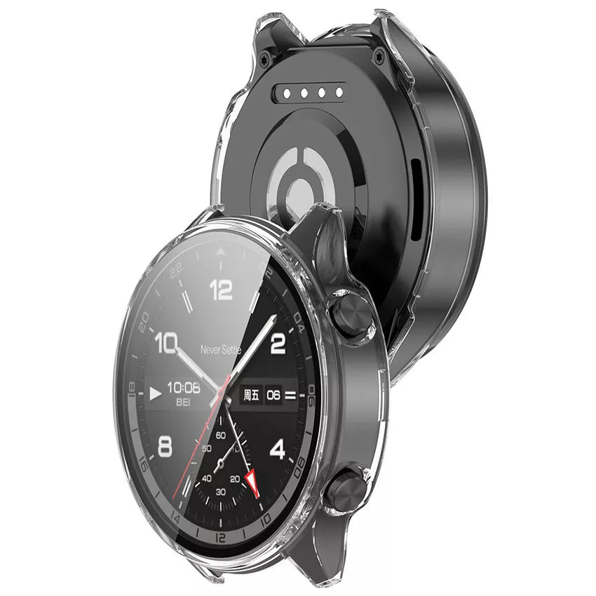 Funda rígido con cristal OnePlus Watch 2R (transparente)