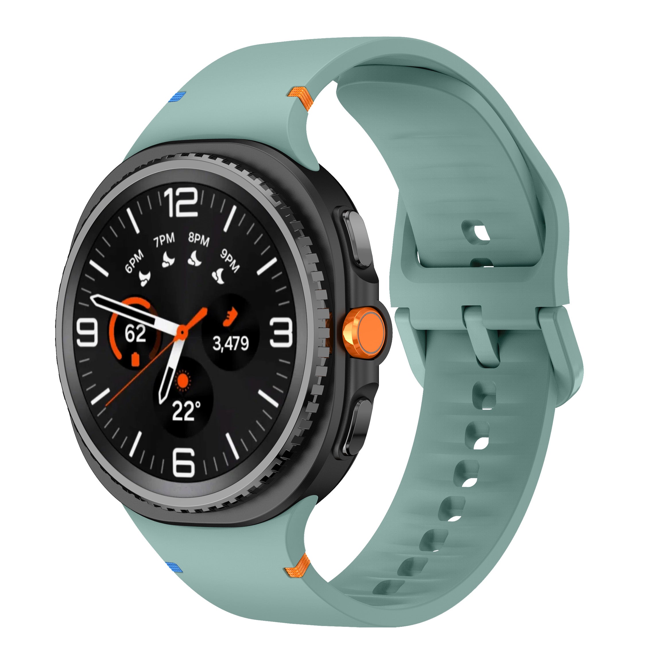 Samsung Galaxy Watch 8 Classic Silikonarmband (Viridiangrün)