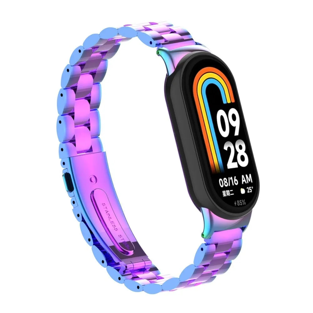 Steel Strap, on a watch, 3/4 front view
