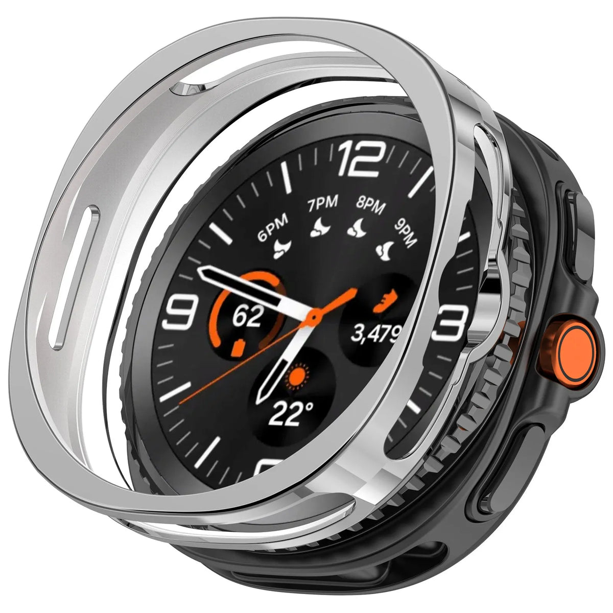 Samsung Galaxy Watch 8 Classic TPU case (zilver)