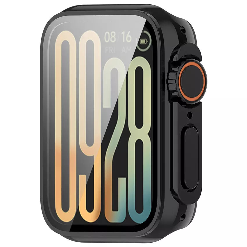 Xiaomi Smart Band 9 Pro PC case met glas (zwart)
