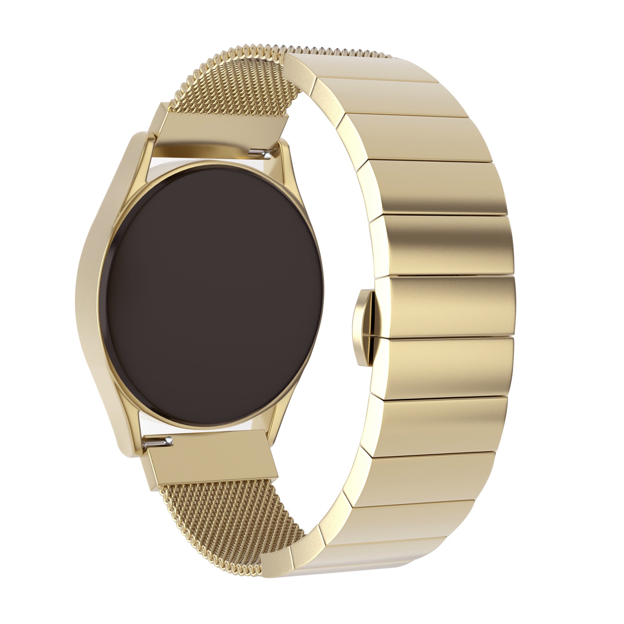Bracelet acier Milanais Samsung Gear S3 (or)