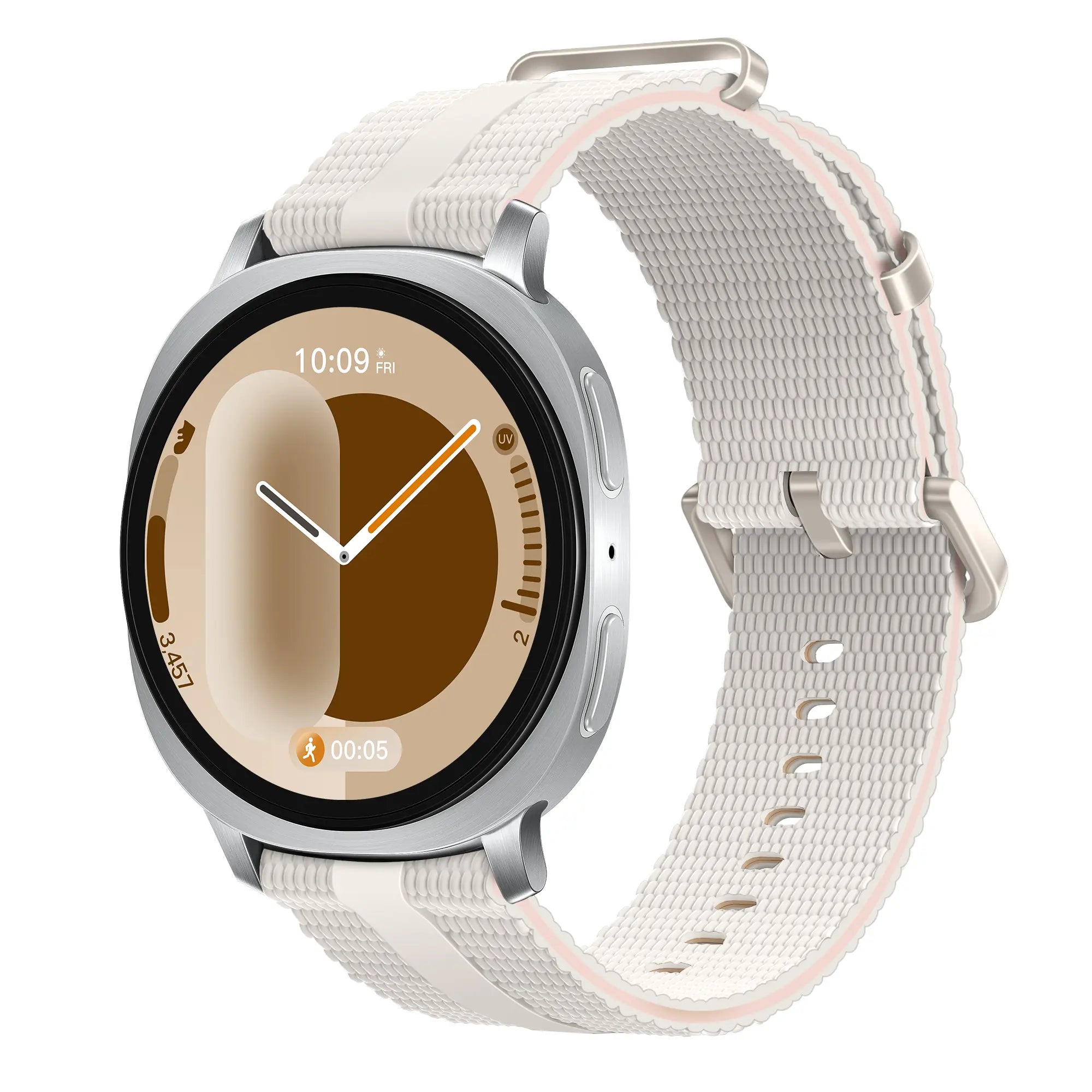 Correa activa silicona Samsung Galaxy Watch 9 - 40mm (blanco estrella)