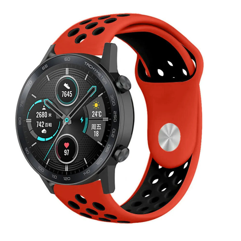 Bracelet sport Honor Magic Watch 2 (rouge/noir)
