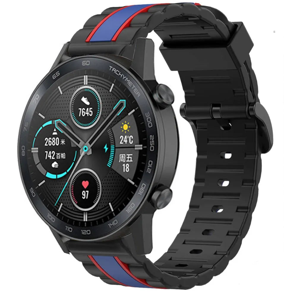 Bracelet édition spéciale Honor Magic Watch 2 (noir/bleu)
