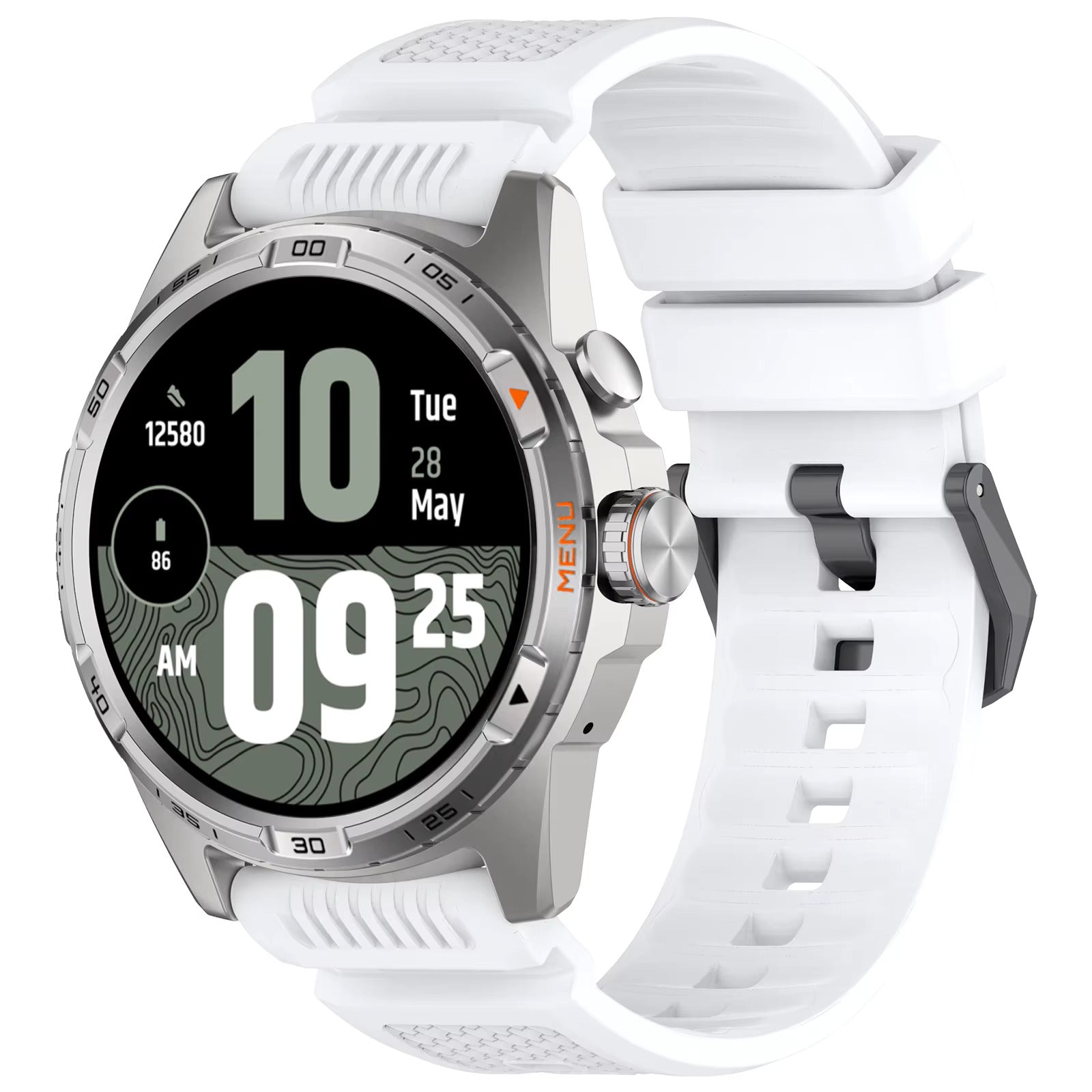 TicWatch Pro 5 Enduro Silikonarmband (Weiß)