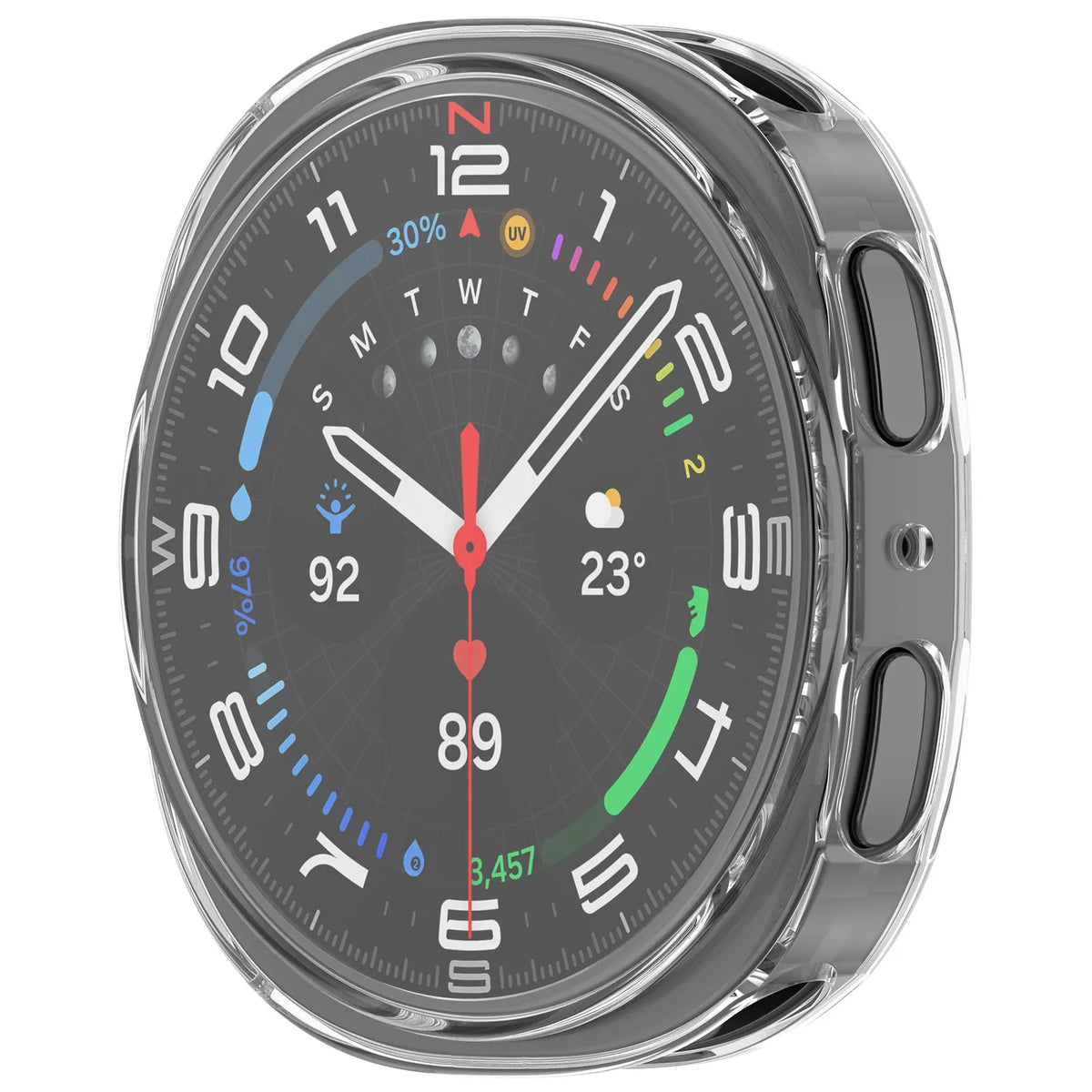 Samsung Galaxy Watch 8 - 40mm / 9 - 40mm TPU case (transparant)