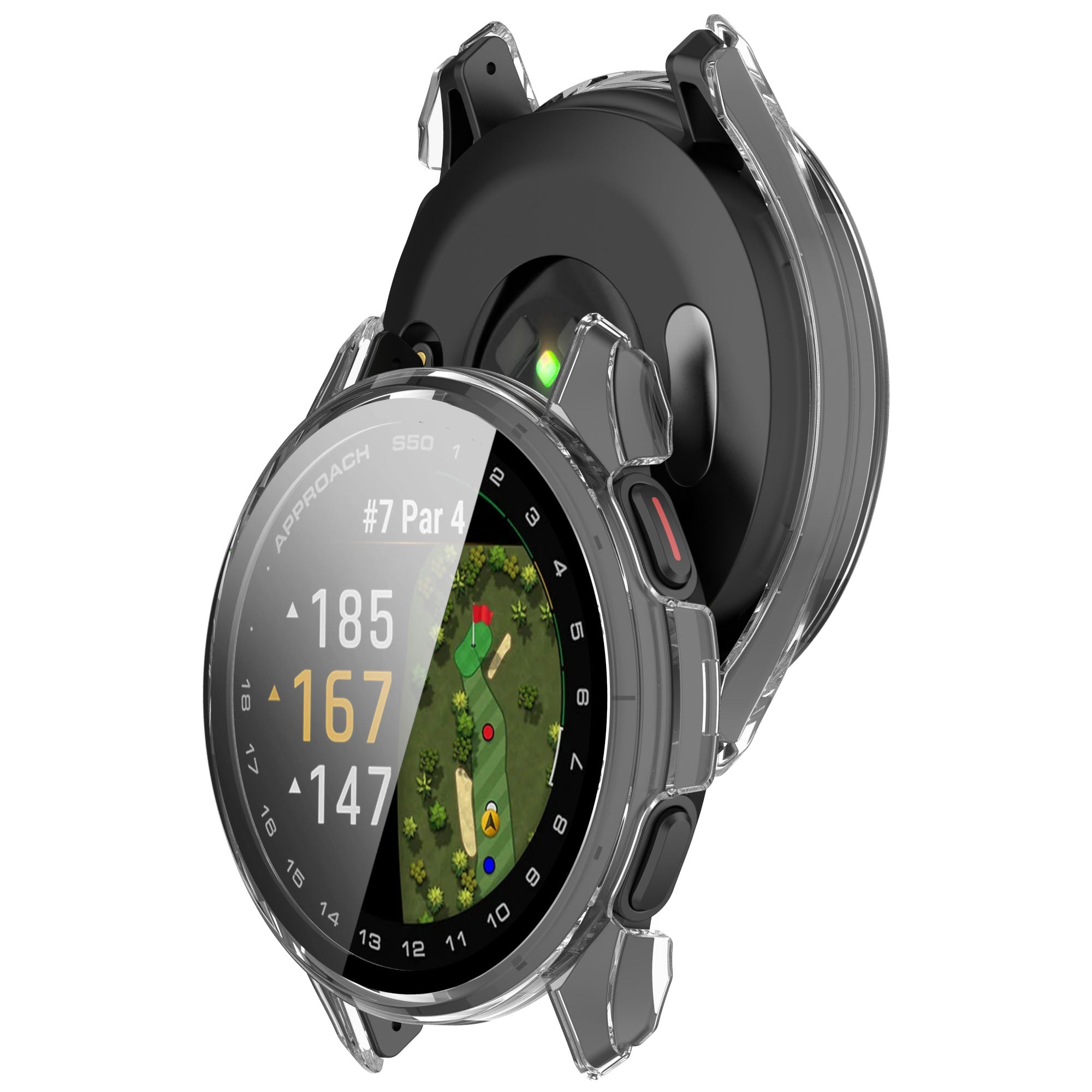 Funda con vidrio Garmin Approach S60 (transparente)