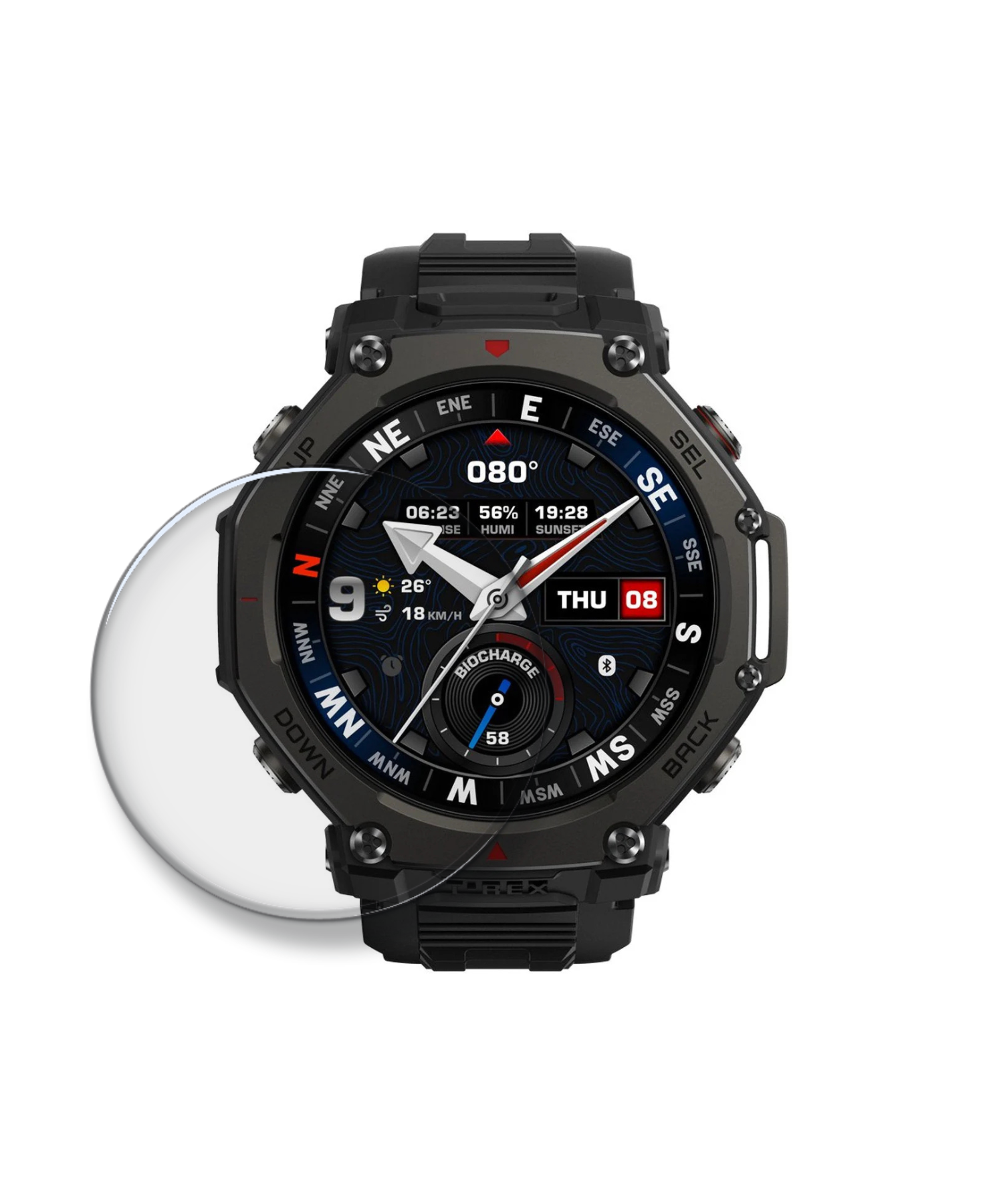Amazfit T-Rex 3 Pro - 48mm screen protector (glas)