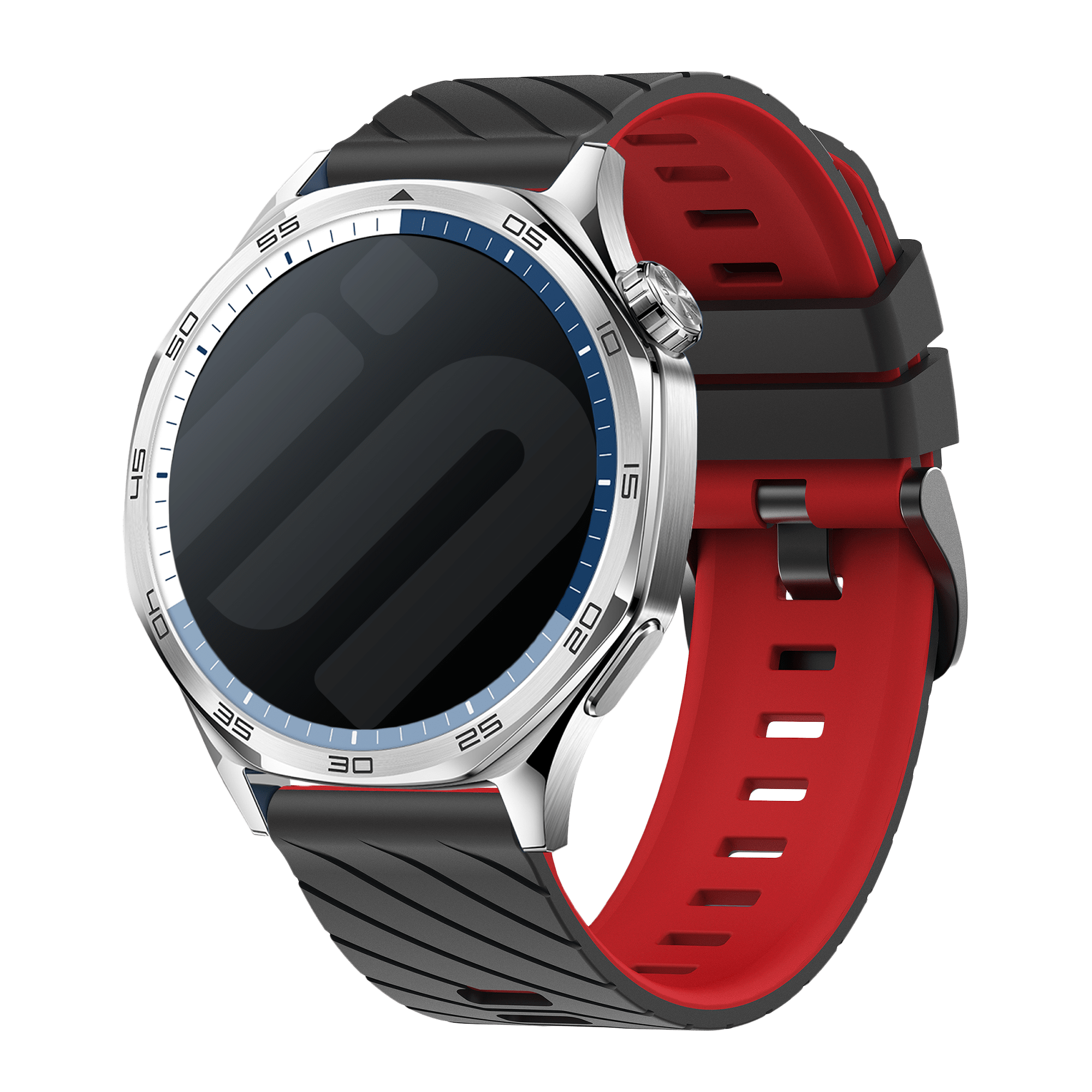 Xiaomi Mi Watch twill sport band (zwart/rood)