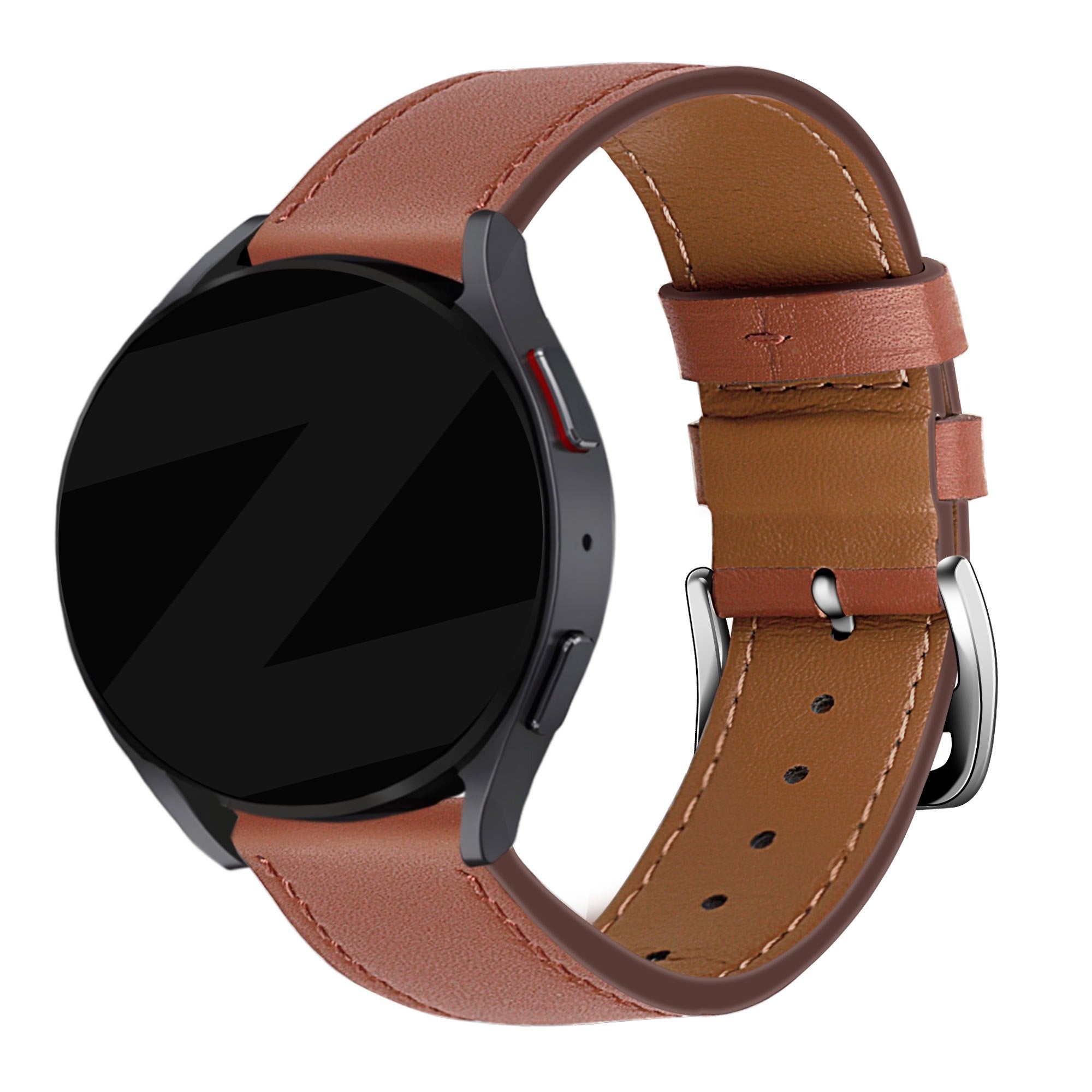 Bandz Huawei Watch GT 7 - 46mm Leather Strap 'Deluxe' (Brown)