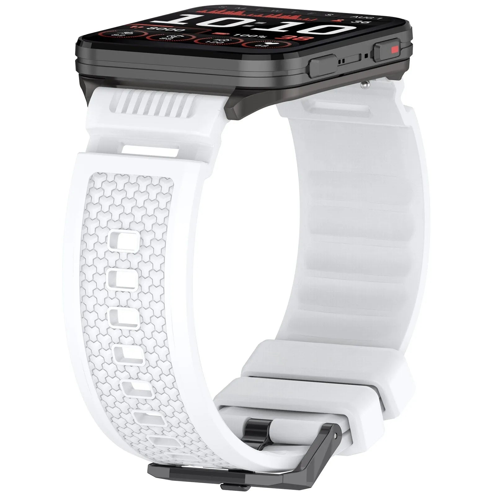 Coros Apex 4 - 46mm Silicone Strap (White)