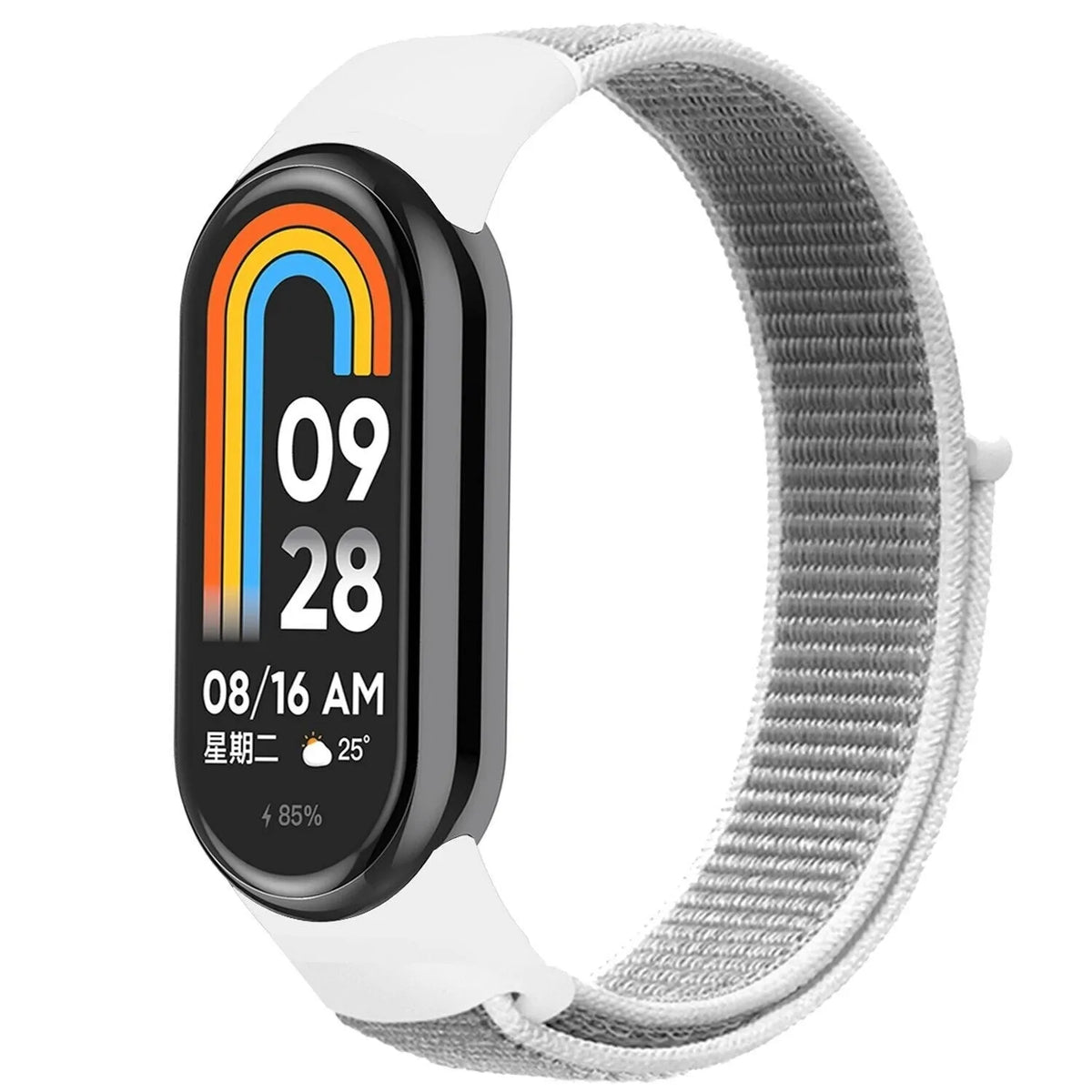 Nylon Strap, on a watch, 3/4 front view