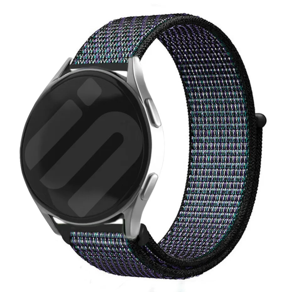 Amazfit Bip 5 Nylon Strap (Black/Blue)