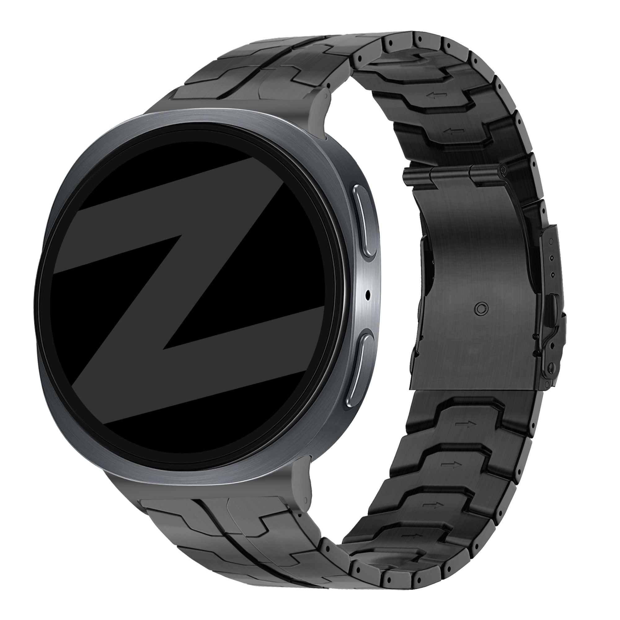 Bandz Samsung Galaxy Watch 8 Classic Titanium Strap 'Iron' (Black)