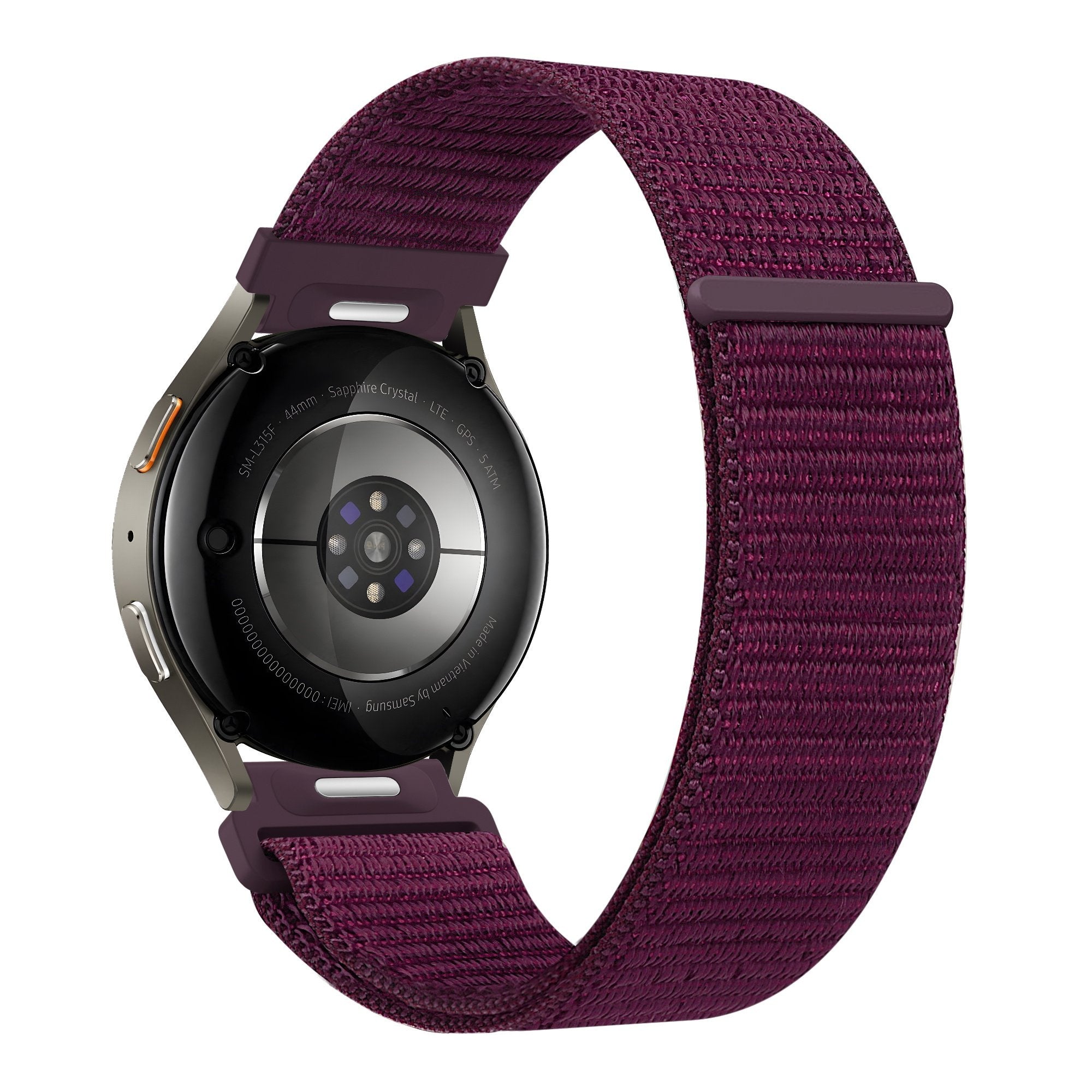 Bandz Amazfit Active 2 Nylon Strap 'Easy Fit' (Plum)